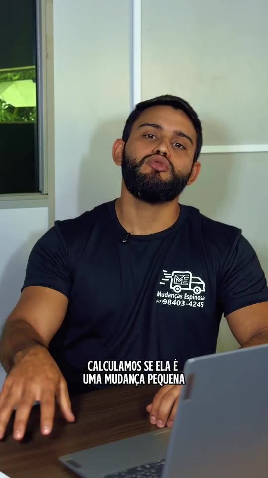 Explicação sobre como é calculado o orçamento da mudança